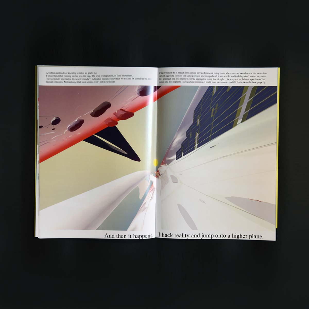 Celestial Reactors book, text by Johan Delétang, graphics alpha_rats